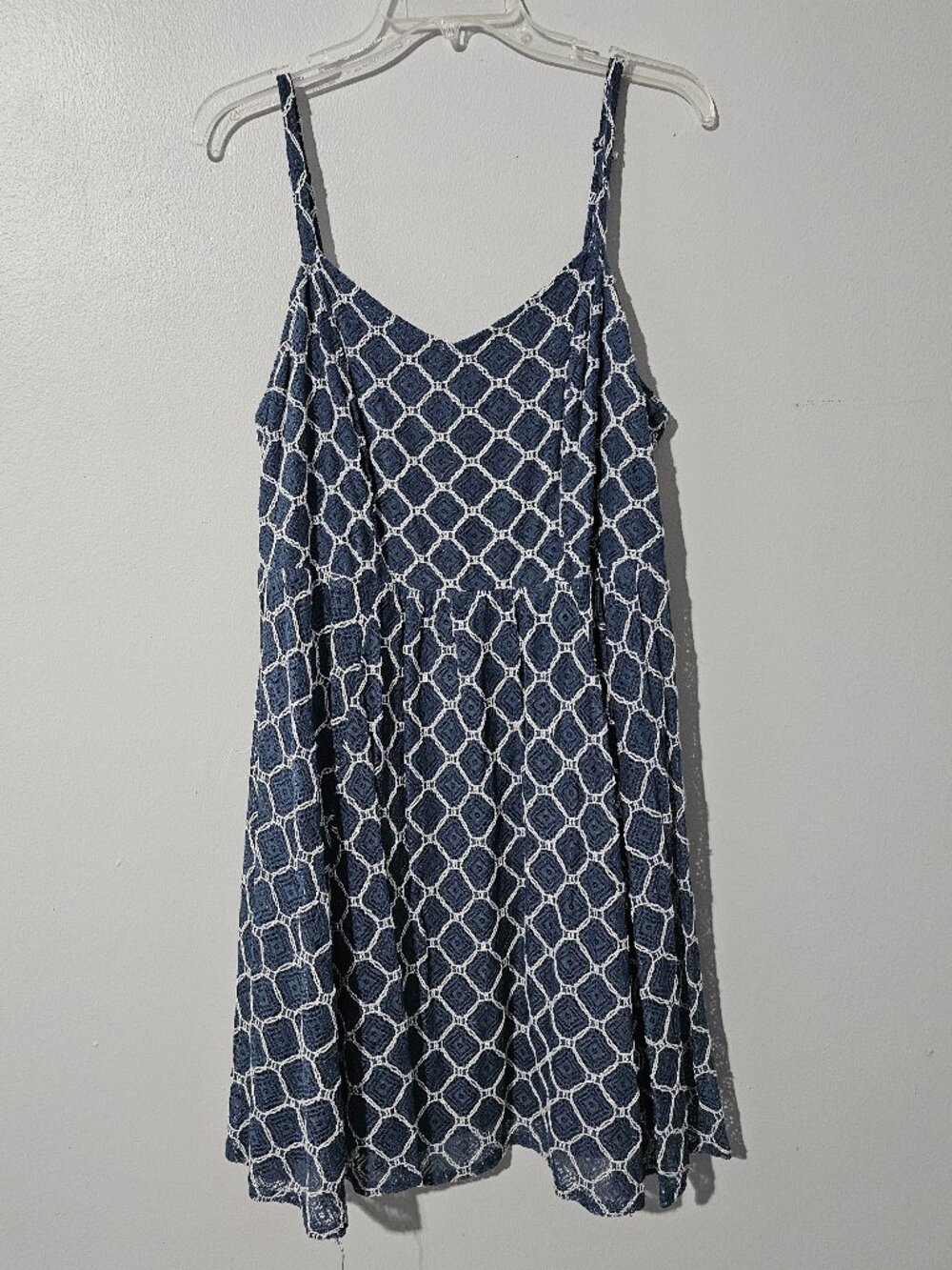 Torrid 2X Torrid Blue Fit & Flare Dress with Adjustable Straps